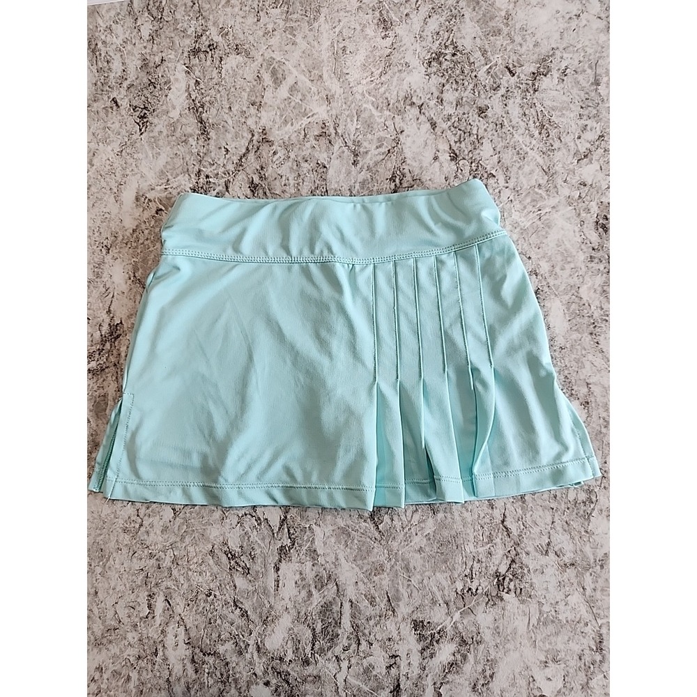Little miss tennis skirt Teal skort‎  pleated size L girls skirt